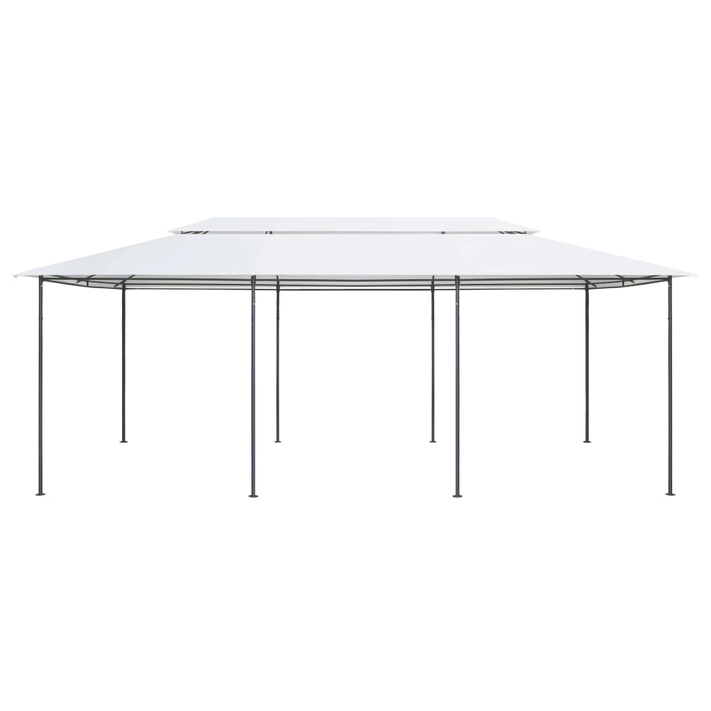 Gazebo 600x298x270 cm Bianco 180g/m² - homemem39