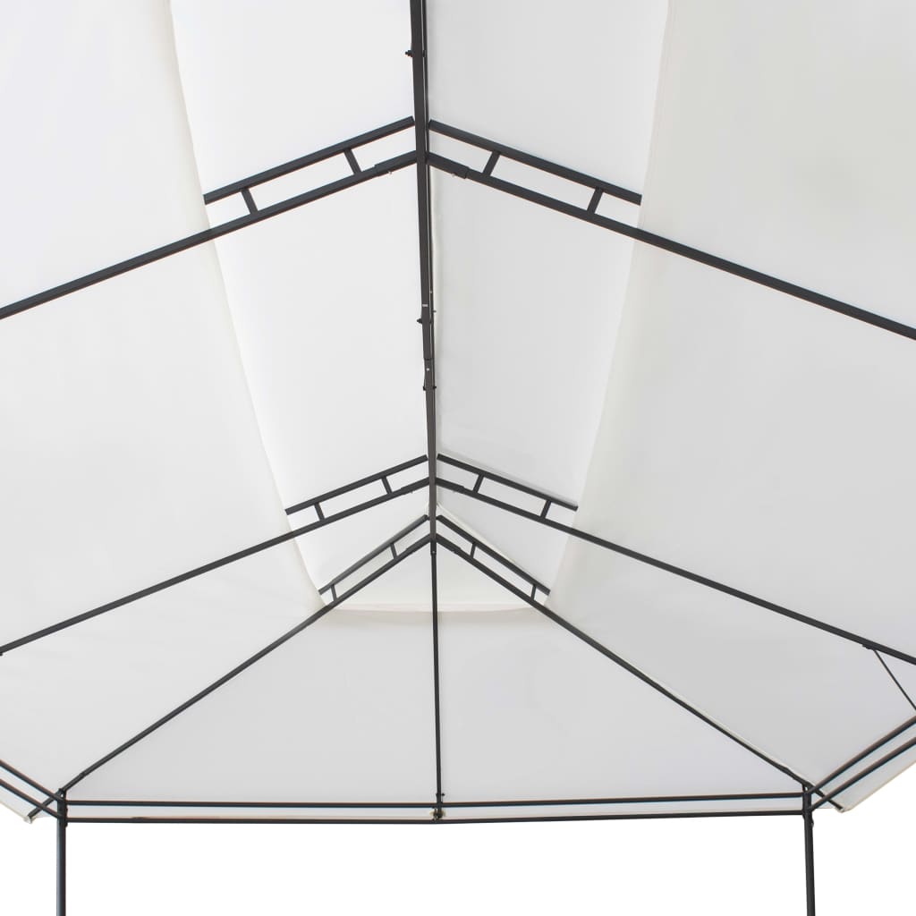 Gazebo 600x298x270 cm Bianco 180g/m² - homemem39