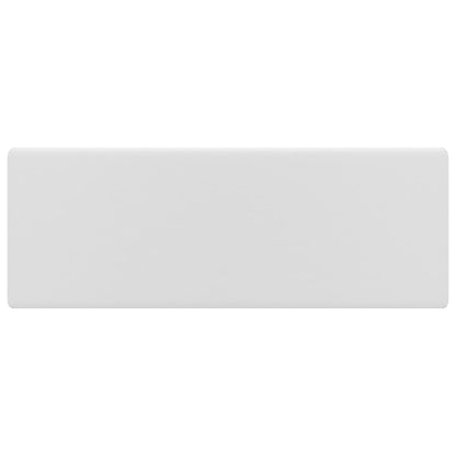 Lavabo Troppopieno Quadrato Bianco Opaco 41x41cm Ceramica - homemem39