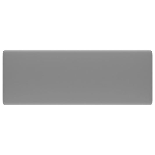 Lavabo con Troppopieno Cubico Grigio Opaco 41x41 cm in Ceramica - homemem39