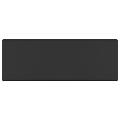 Lavabo Troppopieno Quadrato Nero Opaco 41x41cm Ceramica - homemem39