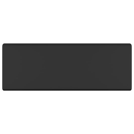 Lavabo Troppopieno Quadrato Nero Opaco 41x41cm Ceramica - homemem39