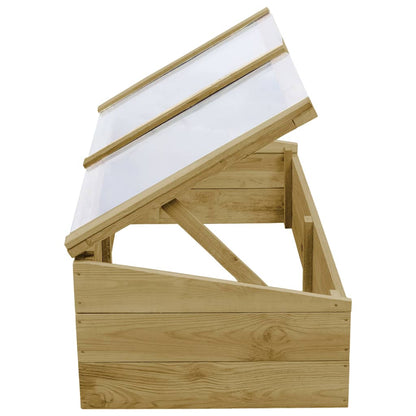 Serre 2 pz in Legno di Pino Impregnato 100x50x35 cm | homemem39