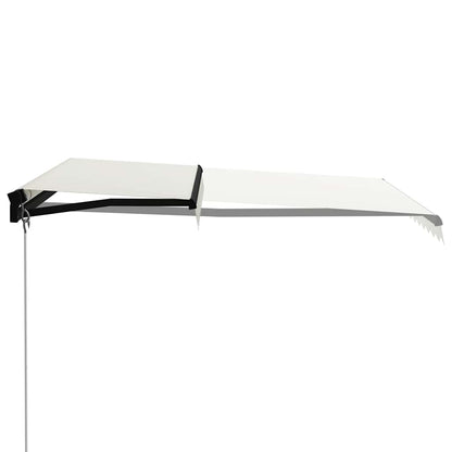 Tenda da Sole Retrattile Manuale 300x250 cm Crema | homemem39