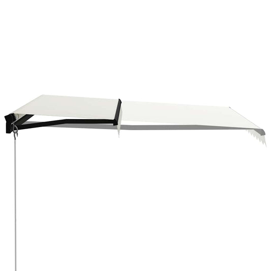 Tenda da Sole Retrattile Manuale 300x250 cm Crema | homemem39