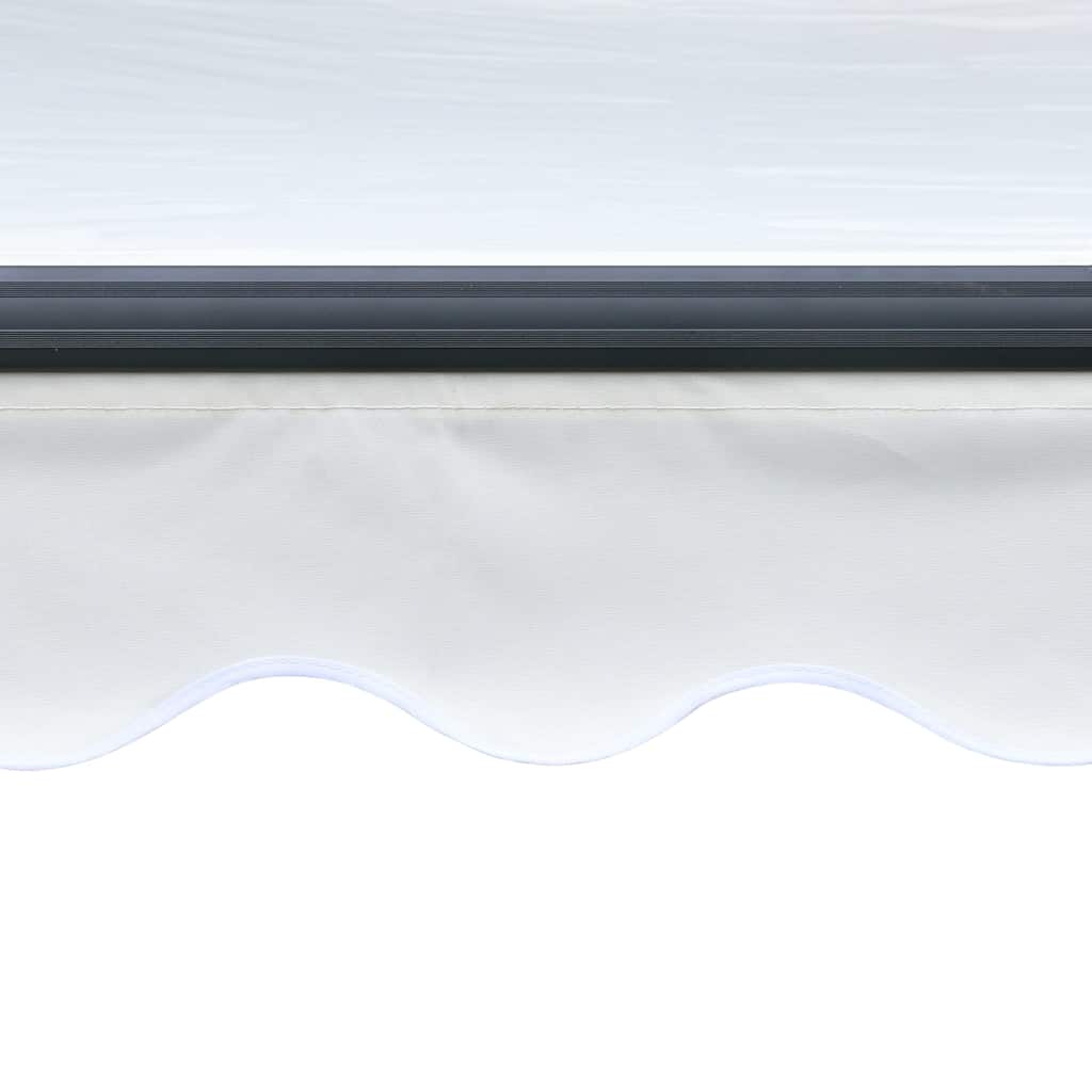 Tenda da Sole Retrattile Manuale con LED 300x250 cm Antracite