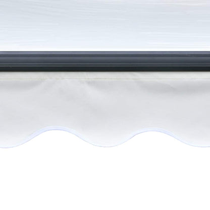Tenda da Sole Retrattile Manuale con LED 300x250 cm Antracite