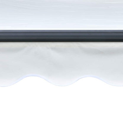 Tenda da Sole Retrattile Manuale con LED 300x250 cm Antracite