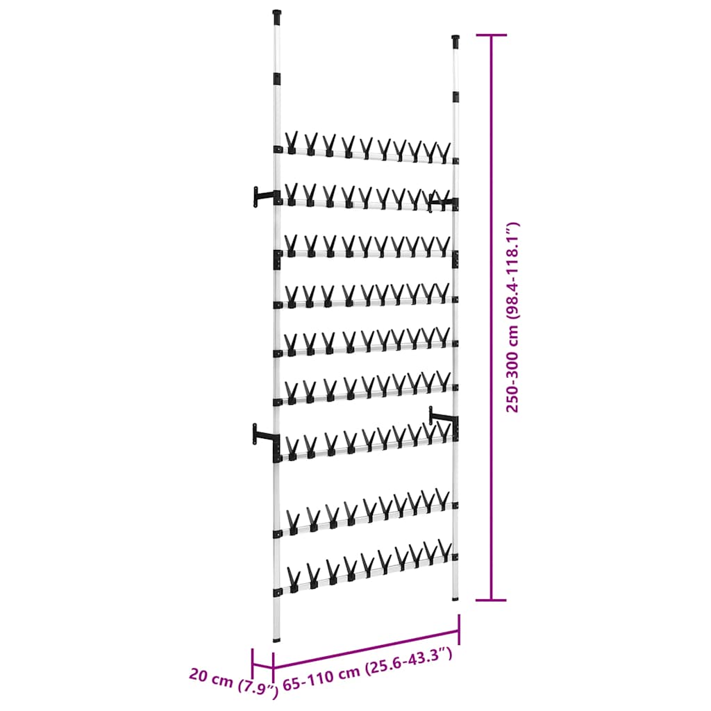 Scarpiera Telescopica con Aste in Alluminio | homemem39