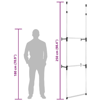 Sistema Telescopico per Guardaroba con Aste in Alluminio