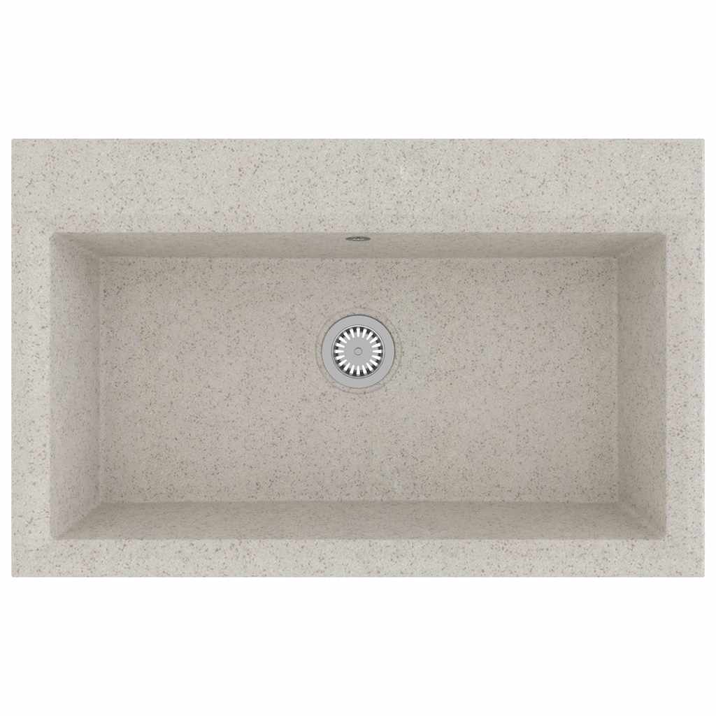 Lavello da cucina Beige 79 x 50 x 31 cm Granito