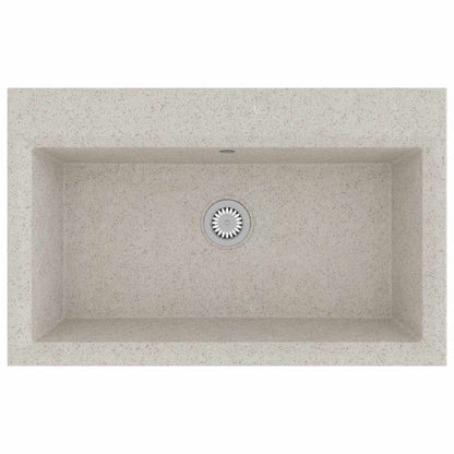 Lavello da cucina Beige 79 x 50 x 31 cm Granito