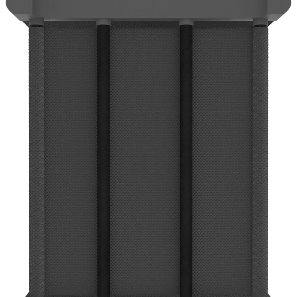 Mobile per 9 Scatole a Cubo Grigio 103x30x107,5 cm in Tessuto | homemem39