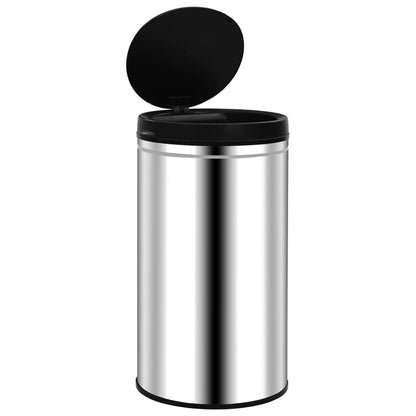 Pattumiera Automatica con Sensore 60 L in Acciaio Inossidabile - homemem39