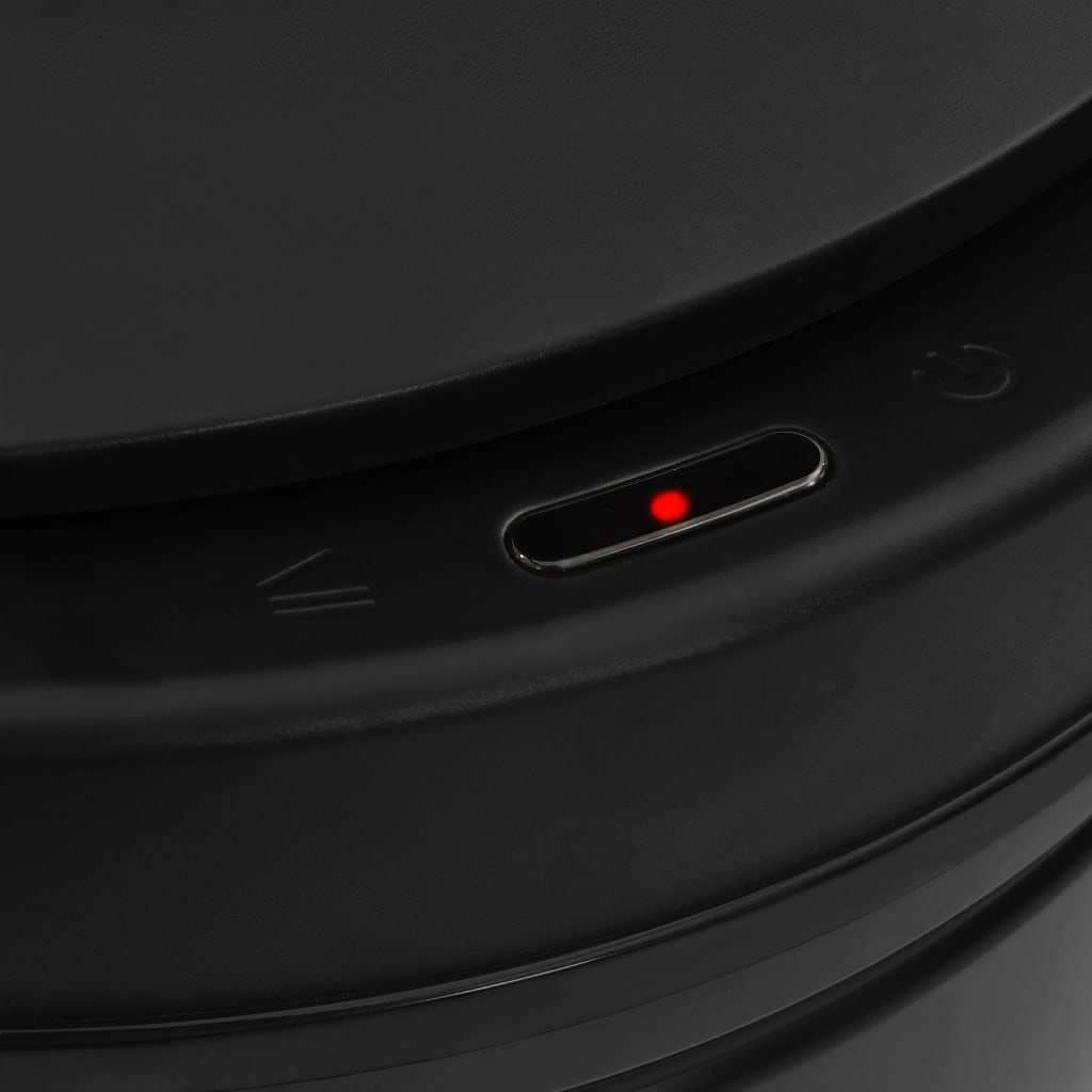 Pattumiera Automatica con Sensore 60 L Acciaio al Carbonio Nero - homemem39