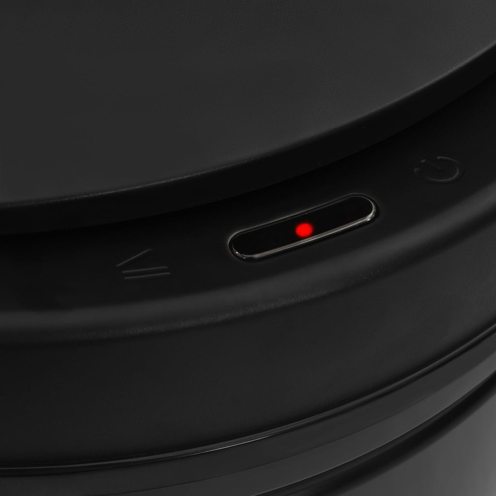 Pattumiera Automatica con Sensore 80 L Acciaio al Carbonio Nero | homemem39