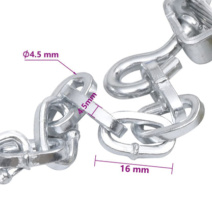 Catene da Neve per Pneumatici 2 pz 16 mm SUV 4x4 Misura 400 - homemem39