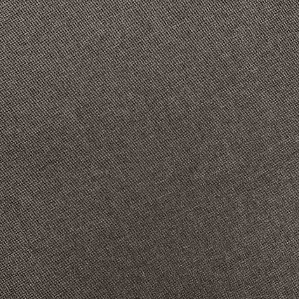 Poltrona con Poggiapiedi Grigio Tortora in Tessuto - homemem39