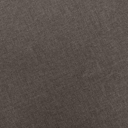 Poltrona con Poggiapiedi Grigio Tortora in Tessuto - homemem39