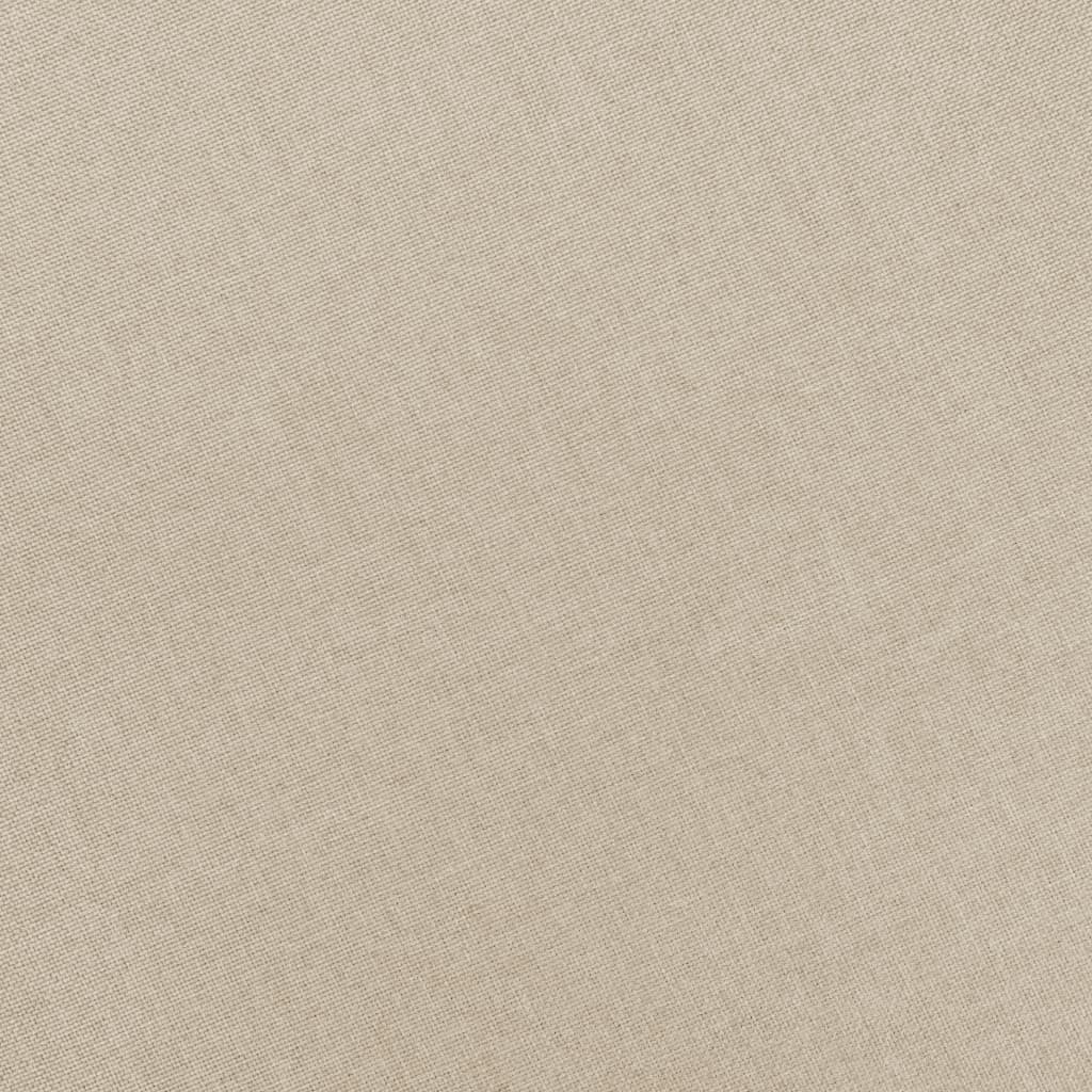 Poltrona Massaggiante con Poggiapiedi Crema in Tessuto - homemem39