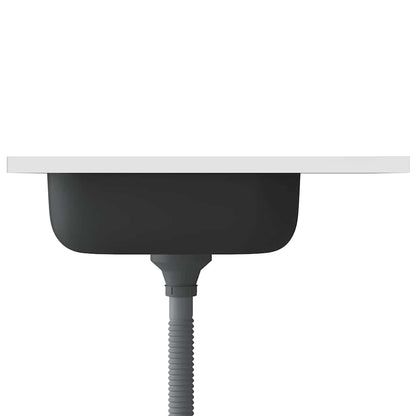 Lavello da Cucina con Scarico Argento 600x500x155 mm Acciaio - homemem39