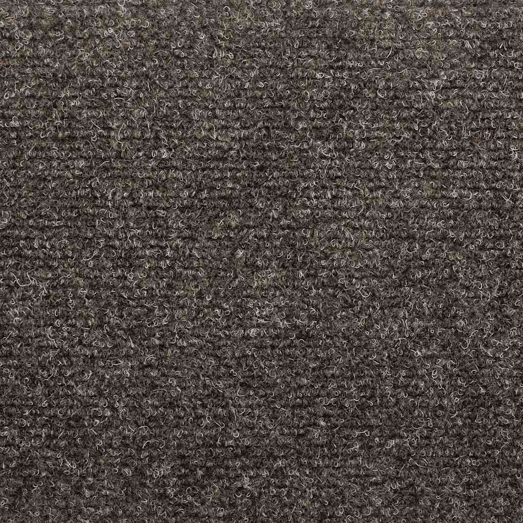 Tappetini per scale autoadesivi 15 pz 65x21x4 cm Antracite Semicircolari Grandi