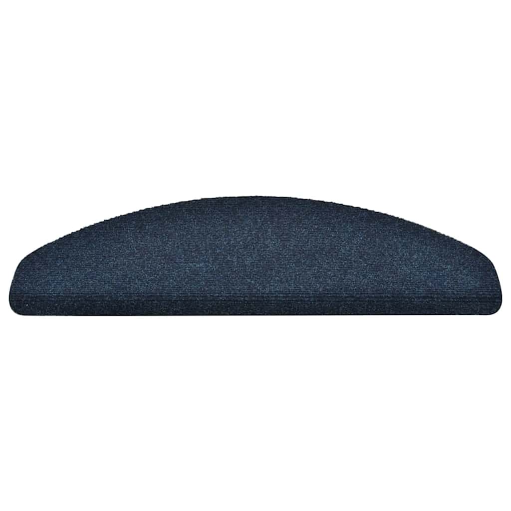 Tappetini per scale autoadesivi 15 pz 65x21x4 cm blu navy semicircolari grandi | homemem39
