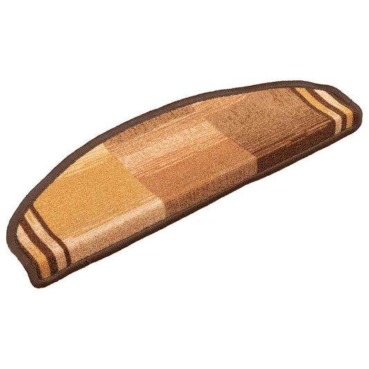 Tappetini Autoadesivi per Scale 15 pz Marronie 65x21x4 cm | homemem39