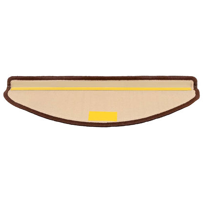 Tappetini Autoadesivi per Scale 15 pz Marronie 65x21x4 cm