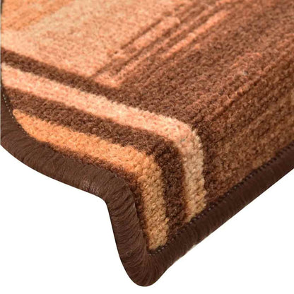 Tappetini Autoadesivi per Scale 15 pz Marronie 65x21x4 cm | homemem39
