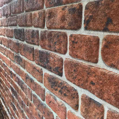 Pannelli Murali 3D con Mattoni Marrone Scuro 10 pz EPS - homemem39