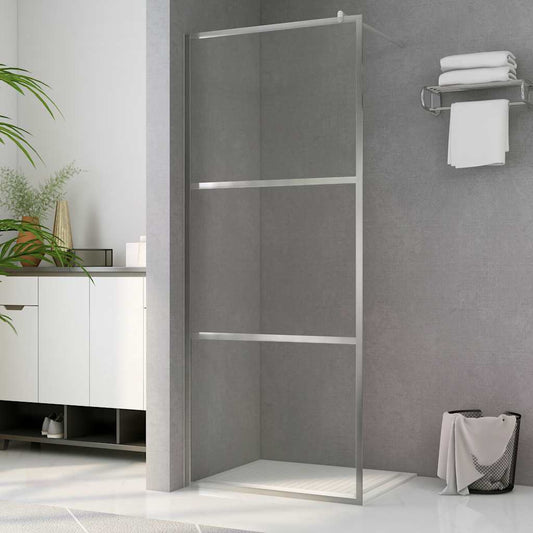 Parete per Doccia Walk-in in Vetro Trasparente ESG 90x195 cm | homemem39