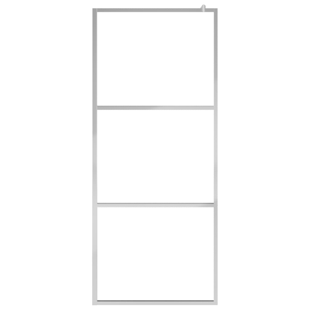 Parete per Doccia Walk-in Vetro Semi Smerigliato ESG 80x195 cm - homemem39