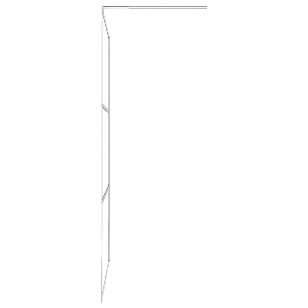 Parete per Doccia Walk-in Vetro Semi Smerigliato ESG 80x195 cm