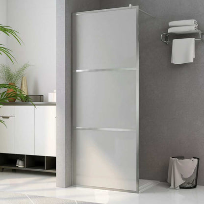 Parete per Doccia Walk-in in Vetro Smerigliato ESG 80x195 cm