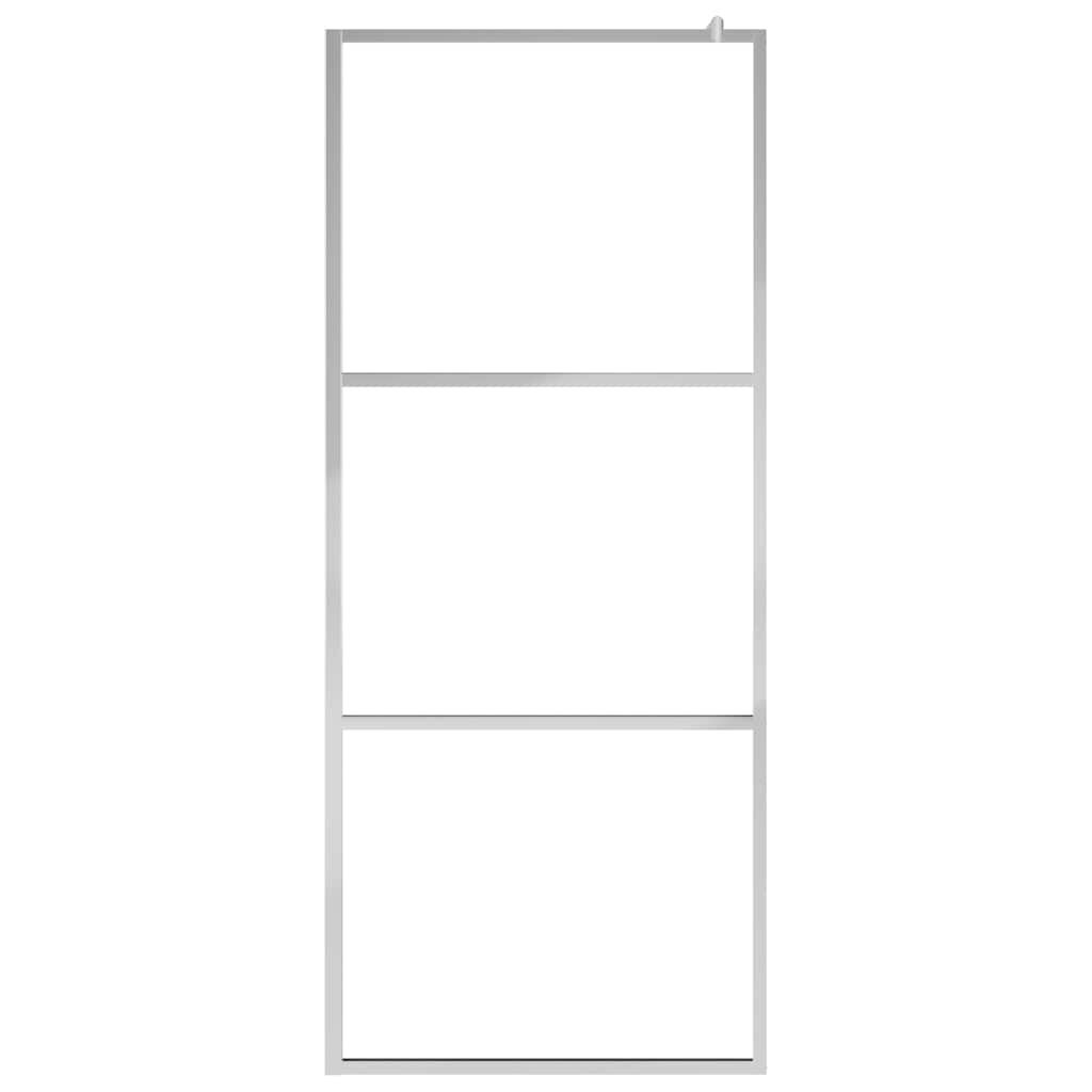 Parete per Doccia Walk-in in Vetro Smerigliato ESG 115x195 cm | homemem39