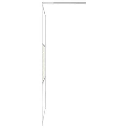 Parete per Doccia Walk-in in Vetro ESG Design Pietra 80x195 cm