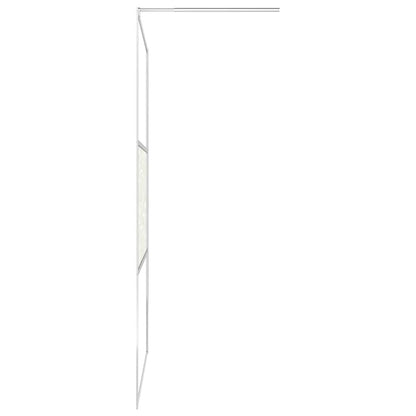 Parete per Doccia Walk-in in Vetro ESG Design Pietra 90x195 cm - homemem39
