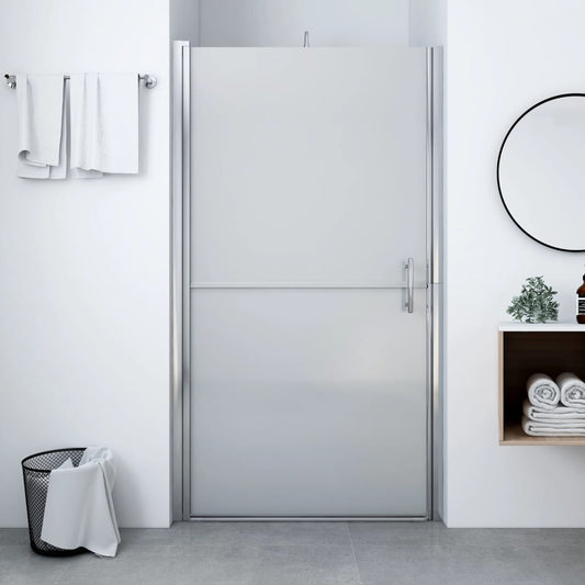 Porta per Doccia in Vetro Temperato Smerigliato 91x195 cm | homemem39