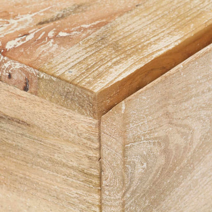 Comodino 40x30x50 cm in Legno Massello di Mango | homemem39