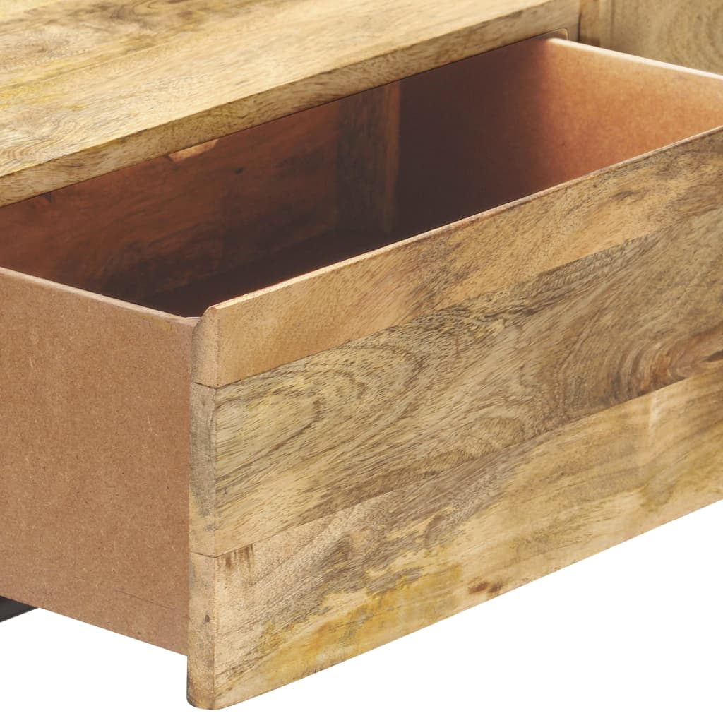 Tavolo Consolle 100x35x76 cm in Legno Massello di Mango
