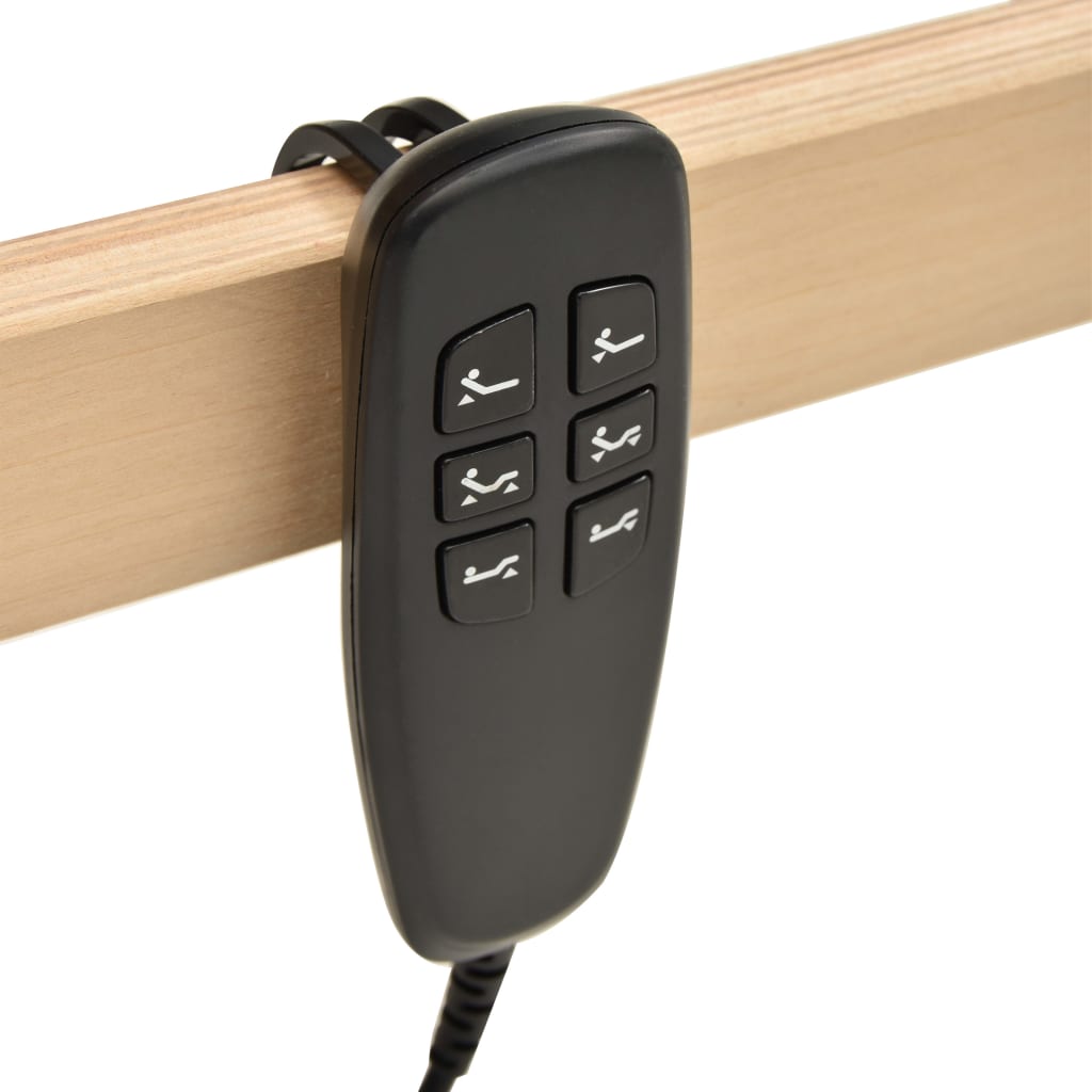 Letto con Telaio a Doghe Elettrico 42 Doghe 7 Zone 80x200 cm - homemem39