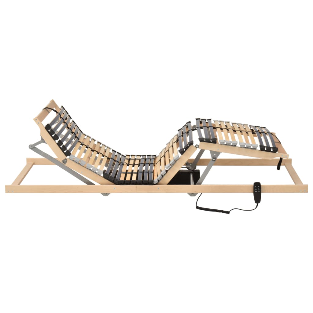 Letto con Telaio a Doghe Elettrico 42 Doghe 7 Zone 90x200 cm | homemem39