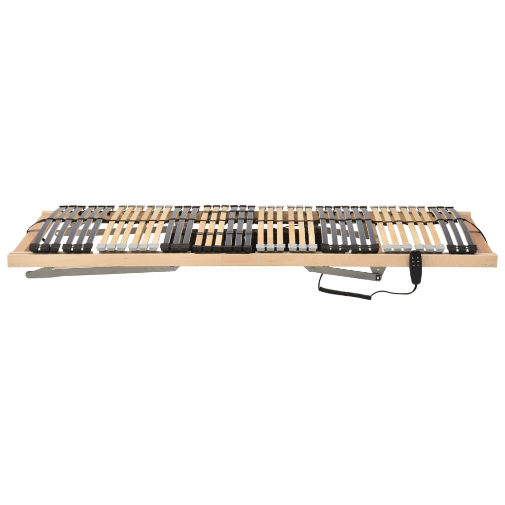 Letto con Telaio a Doghe Elettrico 42 Doghe 7 Zone 90x200 cm | homemem39