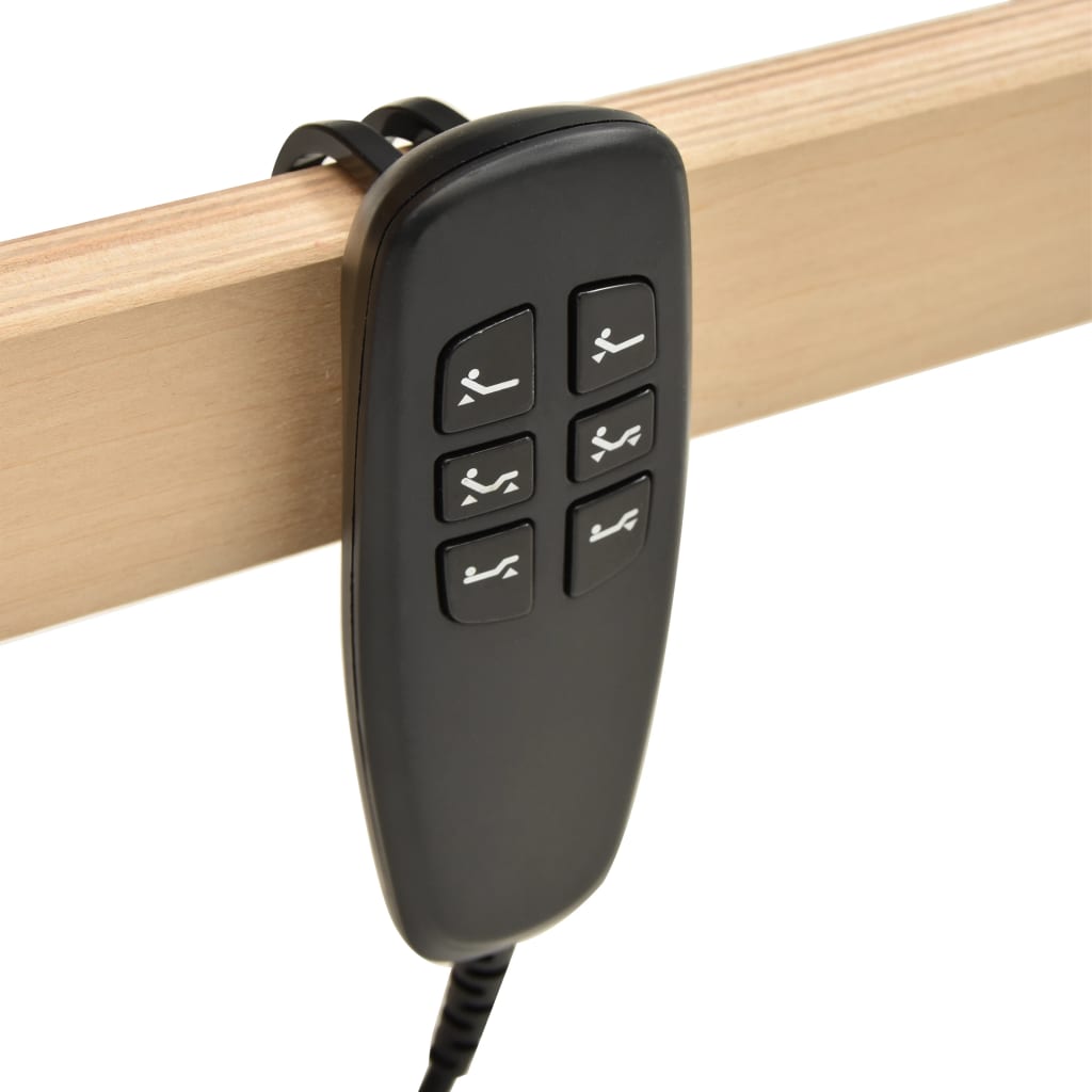 Letto con Telaio a Doghe Elettrico 42 Doghe 7 Zone 100x200 cm - homemem39