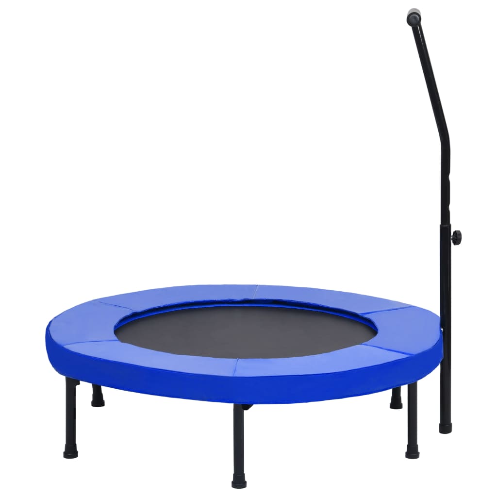 Trampolino da Fitness con Manico e Tappetino di Sicurezza 102cm | homemem39