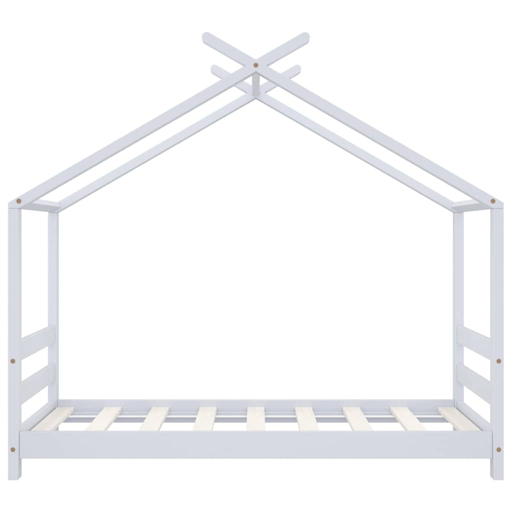 Giroletto per Bambini Bianco in Massello di Pino 70x140 cm
