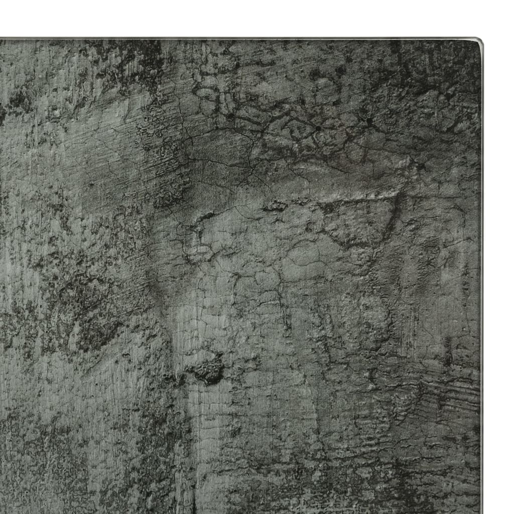 Taglieri 2 pz con Motivo Cemento in Vetro Temperato - homemem39