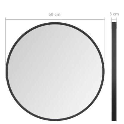 Specchio da Parete Nero 60 cm | homemem39