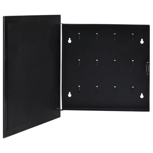 Key Box with Black Magnetic Board 35x35x5.5 cm